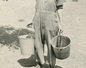 Vintage Photo - "Another Day on the Farm" - 13