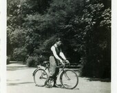 Foto de época "Bicicleta", fotografía, papel Ephemera, instantánea, foto antigua, coleccionismo - 0206