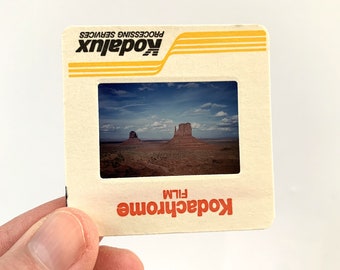 Vintage Kodachrome Film Slide - "Monument Valley" - Northeastern Arizona along the Utah–Arizona State Line - 163