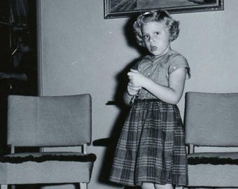 Black and White Photo, Year 1954 - "Living Room Linda" - 34