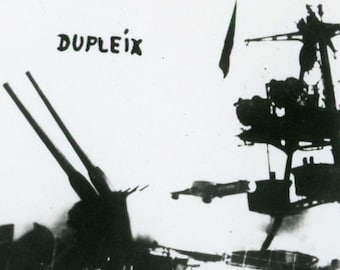 Foto vintage strana e bizzarra - "Dupleix in guerra" - Nave da battaglia - 34