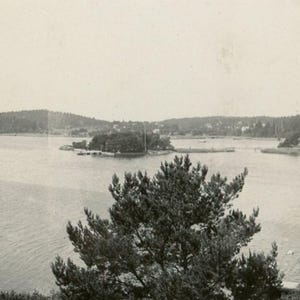 Vintage Photo - &quot;Finding Islands&quot; - Landscape Nature, Travel Memories, Summer Lake Hike, Perfect for Junk Journaling - 181