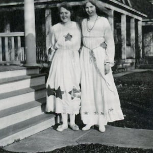 Antique Photo - &quot;Starlight Fashion&quot; - Women Woman Wearing Costume, Gown Dress - 200