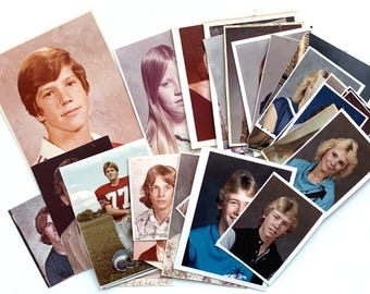 32pc Vintage Color Portrait Photos - "Teen Colors" - Teenager Teen School - 12