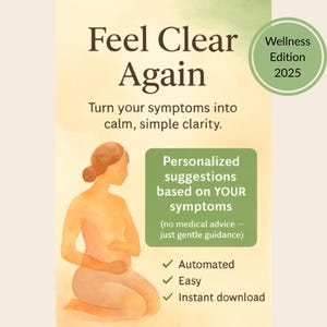 Symptom and Wellness Tracker Spreadsheet Hormone Balance Correlation Log Trigger Tracker Google Sheets Template Health Hormonal Journal