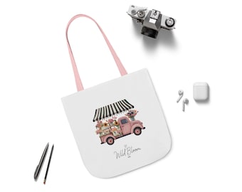 Bolsa de lona floral: Bolsa ecológica de Wild Bloom Co.