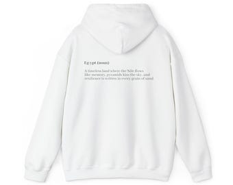 Sudadera con capucha de historia egipcia: sudadera de arqueología, regalo para los amantes de Egipto