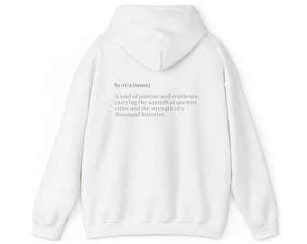 Sudadera con capucha de diseño sirio: sudadera de Oriente Medio