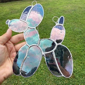 Balloon Animal Stained Glass Pattern