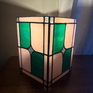 Starburst Stained Glass Suncatcher Lamp/Table Lamp/Vintage Style Lighting