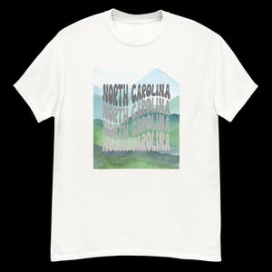 North Carolina Mountains T-Shirt | Scenic State Graphic Tee | Outdoor Adventure Shirt for Men & Women