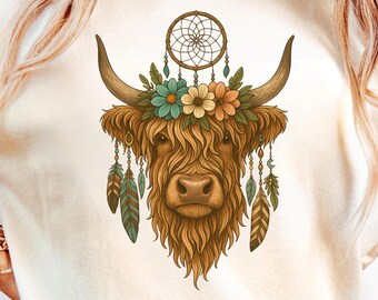 Boho Horse PNG | Southwestern Floral Horse Sublimation | Retro Western Horse Design | Boho Ranch PNG for Shirts, Stickers & Wall Art