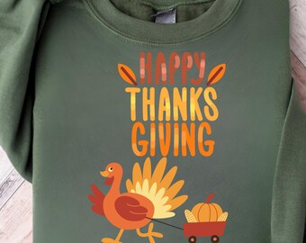 Thanksgiving Fall PNG | Funny Turkey Pilgrim Pumpkin Leaves Pie Autumn T-Shirt Design | Sublimation Digital Download for Cricut & Iron-On