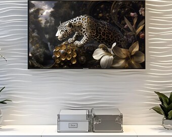 Luxury Jaguar Art Print, Wildlife Home Decor (Digital Download)