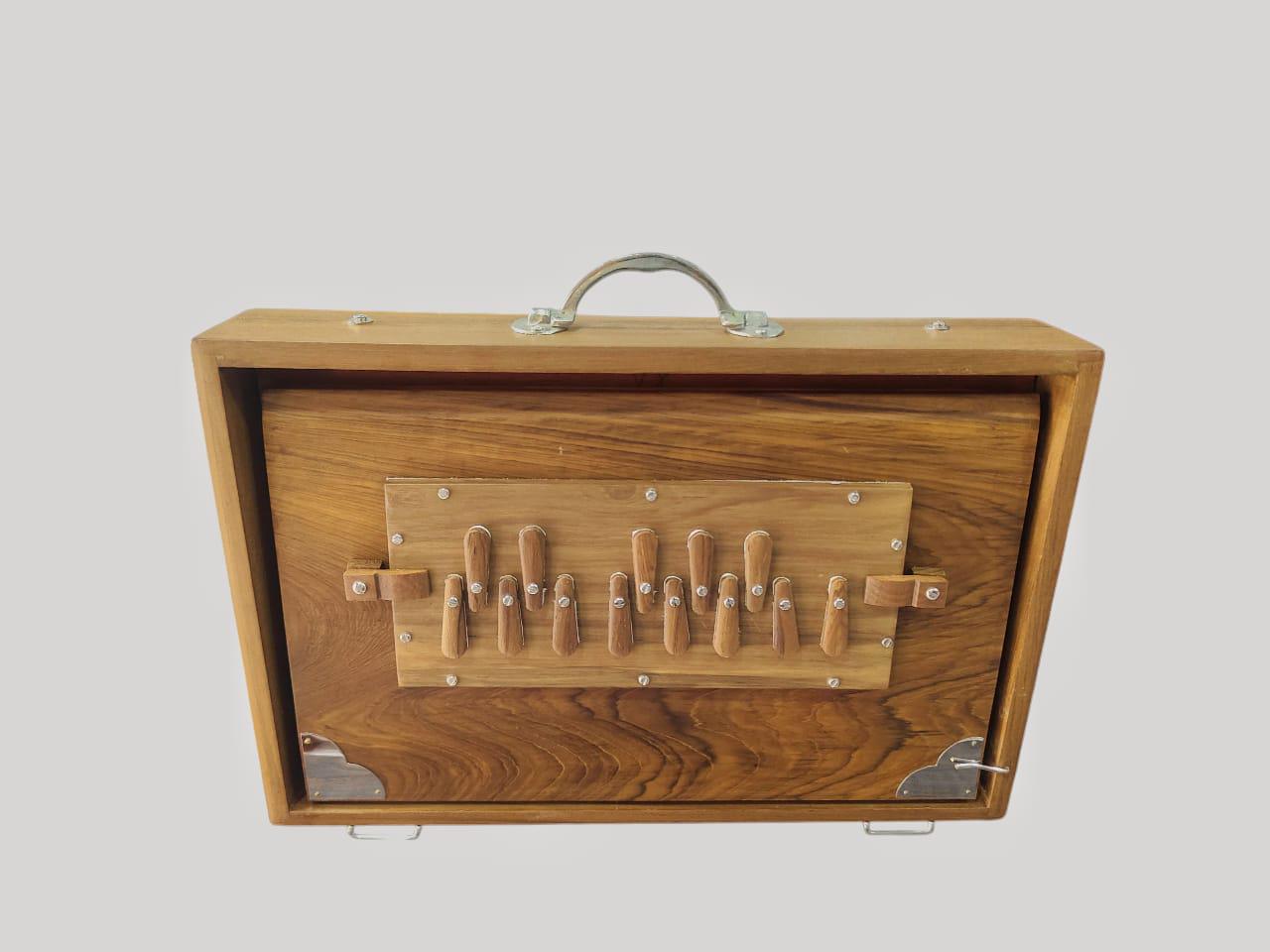 Special Shruti Box 25 Tasti 432 Hz – Teak Legno, Dimensioni 16x12x3, Borsa Inclusa