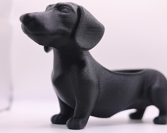 Miniature Dachshund Planter