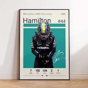 Lewis Hamilton Poster, Mercedes F1 Poster, Formular 1 Wall Art, F1 Racing Print, Motorsport Decor, Motorsports Wall Art, Car Racing Artwork