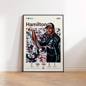 Lewis Hamilton Poster, Mercedes F1 Poster, Formular 1 Wall Art, F1 Racing Print, Motorsport Decor, Motorsports Wall Art, Car Racing Artwork