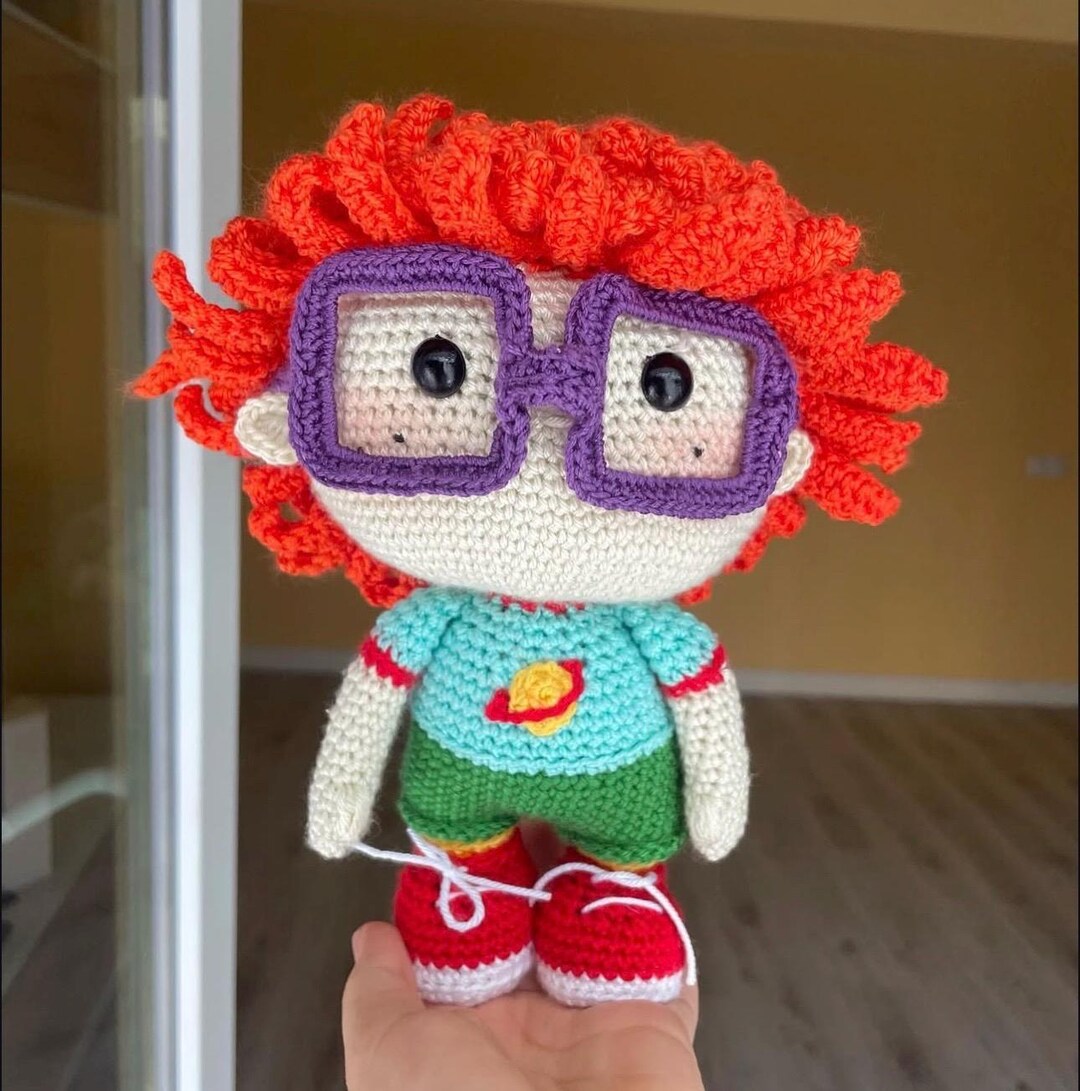 Rugrats Charlie Brown Amigurumi - Handmade and Personalized Doll ...