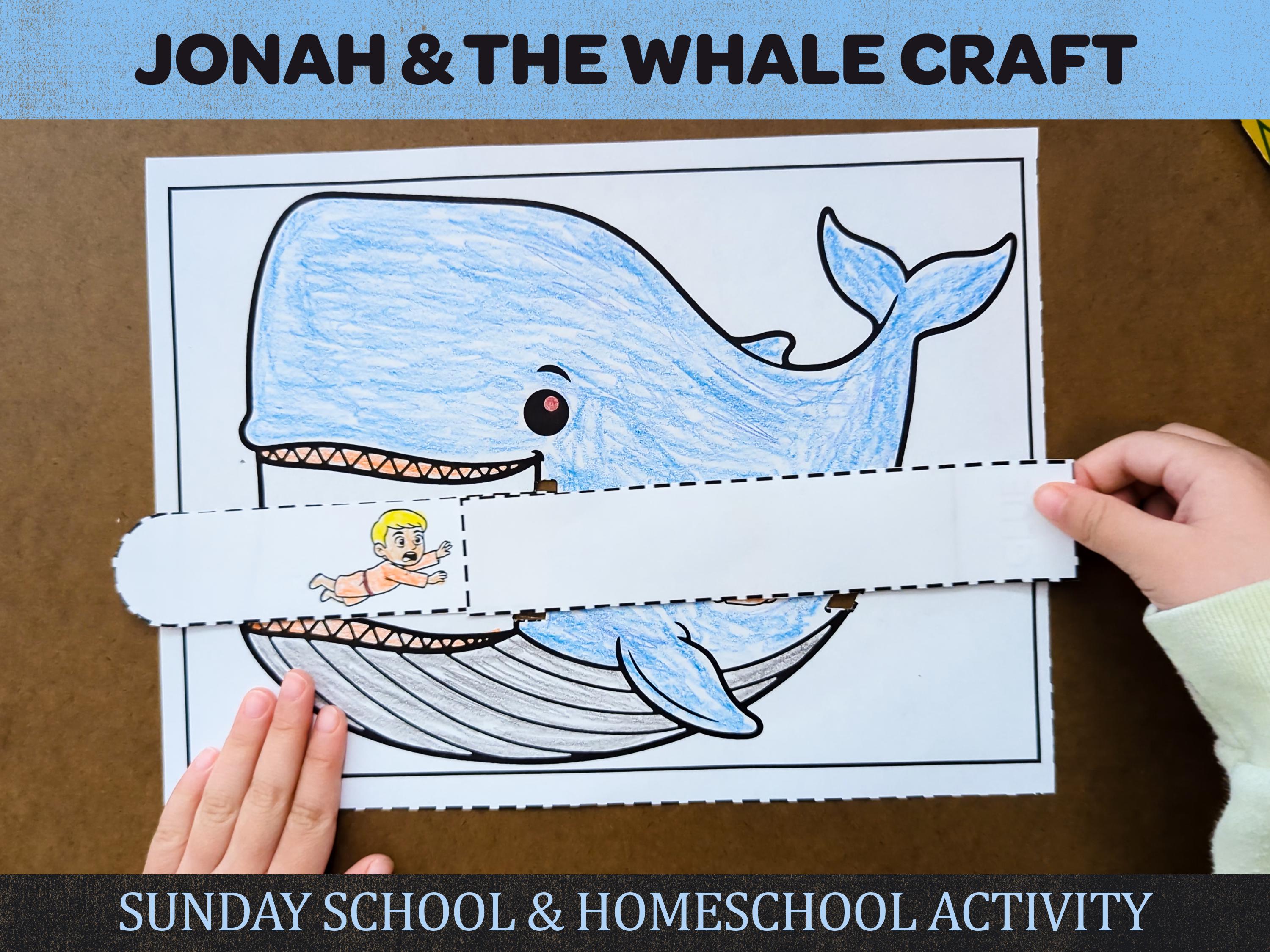 Jonah and the Whale Craft Kit Interactive Sunday School Bible Lesson…