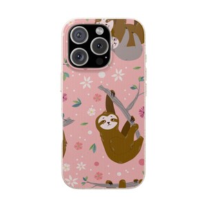 Sloth Phone Case, Eco-Friendly and Biodegradable, Perfect Gift for Nature Enthusiasts