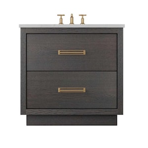 Harbor | Bespoke Two-Drawer Wood Bathroom Vanity in Contemporary Finish