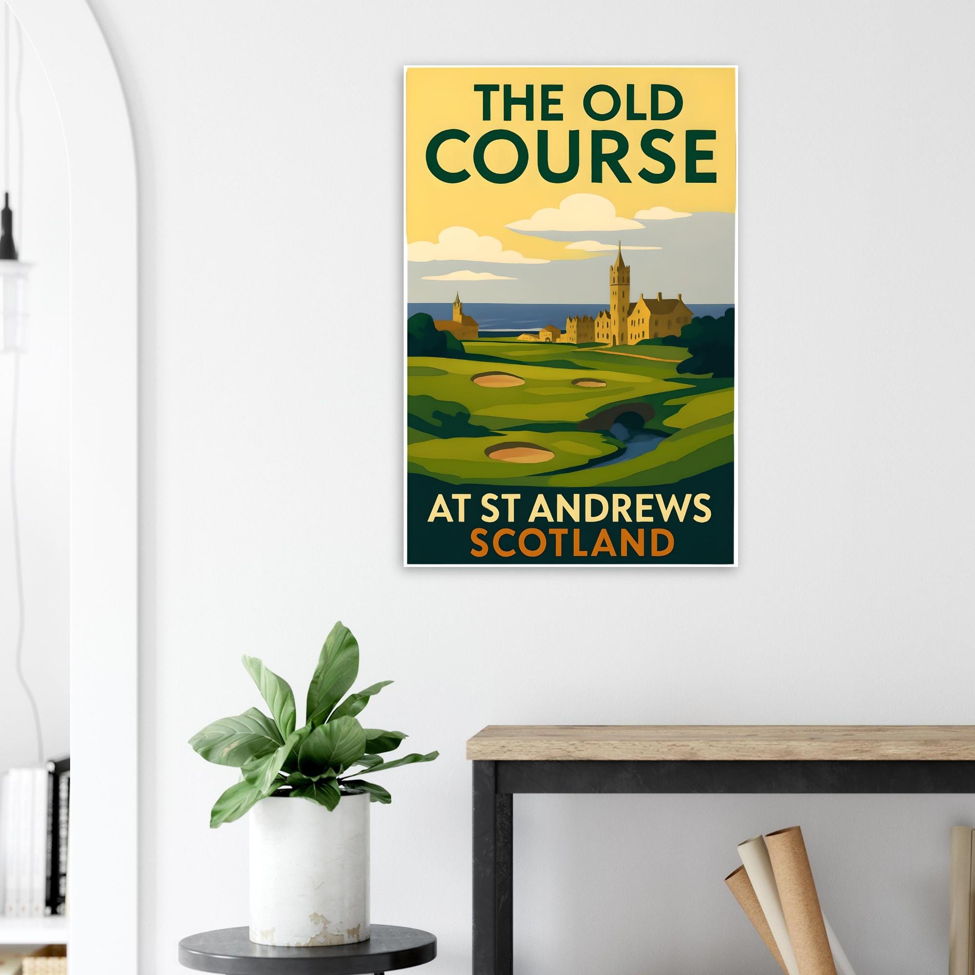 セントアンドリュース ゴルフコース　ポスター セントアンドリュース ゴルフコース ポスター Amazon.co.jp: セント