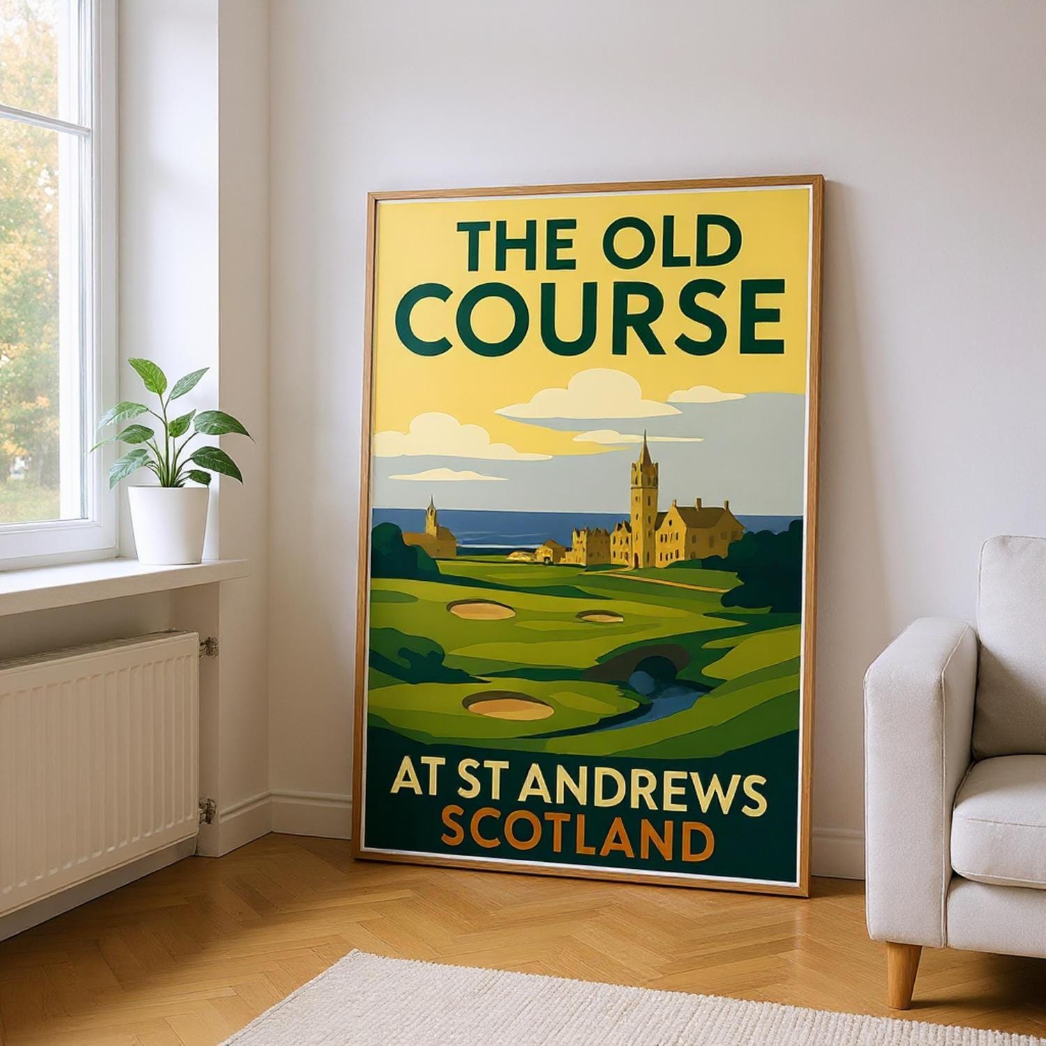 セントアンドリュース ゴルフコース　ポスター セントアンドリュース ゴルフコース ポスター セントアンドリュース