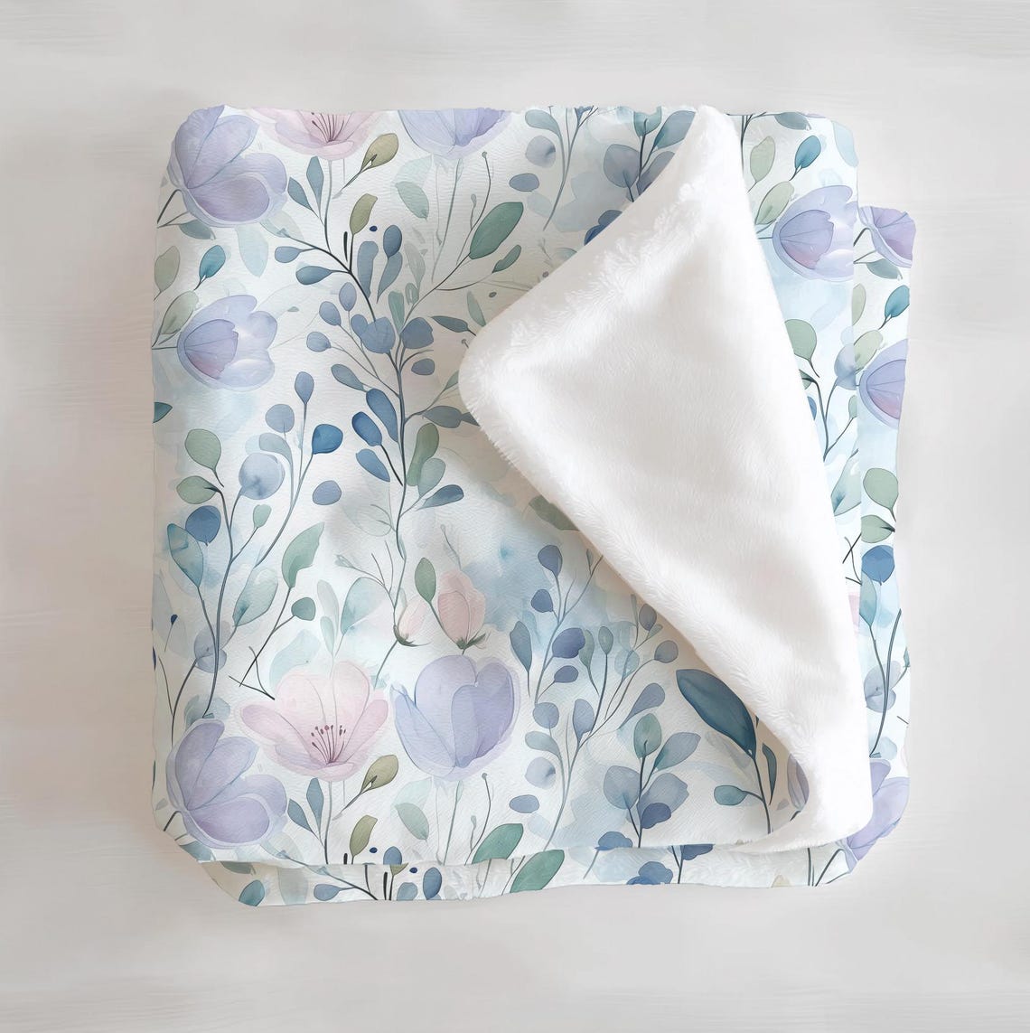 FIRST BABY - Carousel Blanket - Blue main image 0