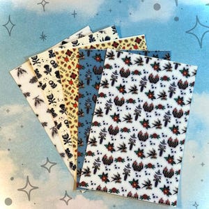 Tubie Tape * Printed Hypafix Medical Tape for Tube Feeding and Medical Devices * One 4x6 Sheet *