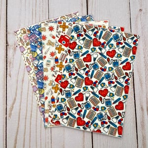 Tubie Tape * Printed Hypafix Medical Tape for Tube Feeding and Medical Devices * One 4x6 Sheet *