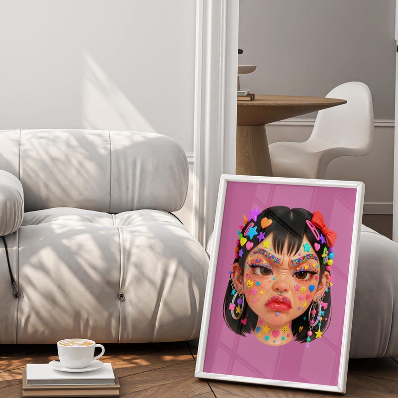 Doll Head Poster - Etsy