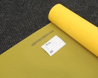 200 Mesh Yellow Screen-Printing Mesh-65"Wide By 3 Yard-High Tension Polyester Mesh