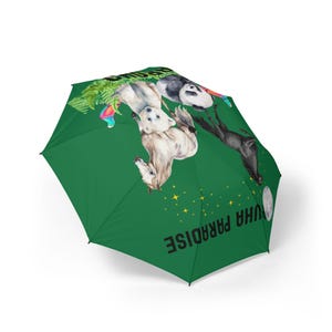 Dog Lover&#39;s Paradise Umbrella, Cute Animal Print Folding Umbrella, Pet-Themed Gift for Dog Owners, Adventure Accessories, Rainy Day [...]