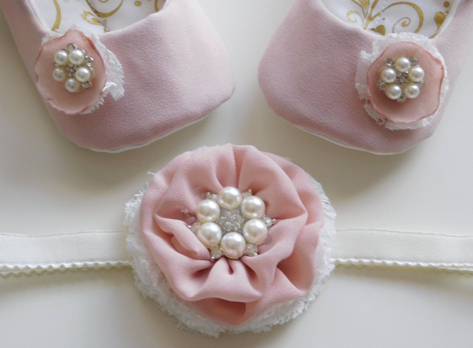 baby girl shoes flower girl shoes baby shower baby gift ballet slipper toddler wedding shoes ballet flats dance shoes dusty pink