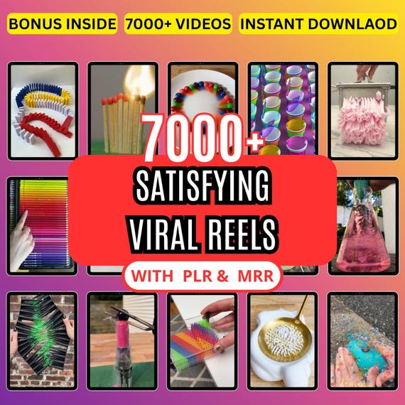 Befriedigendes Viral Reels Bundle | 7000+ High Engagement Short Video Clips  fr TikTok, Reels, YouTube Shorts | DigitalTraces Shop - Etsy sterreich