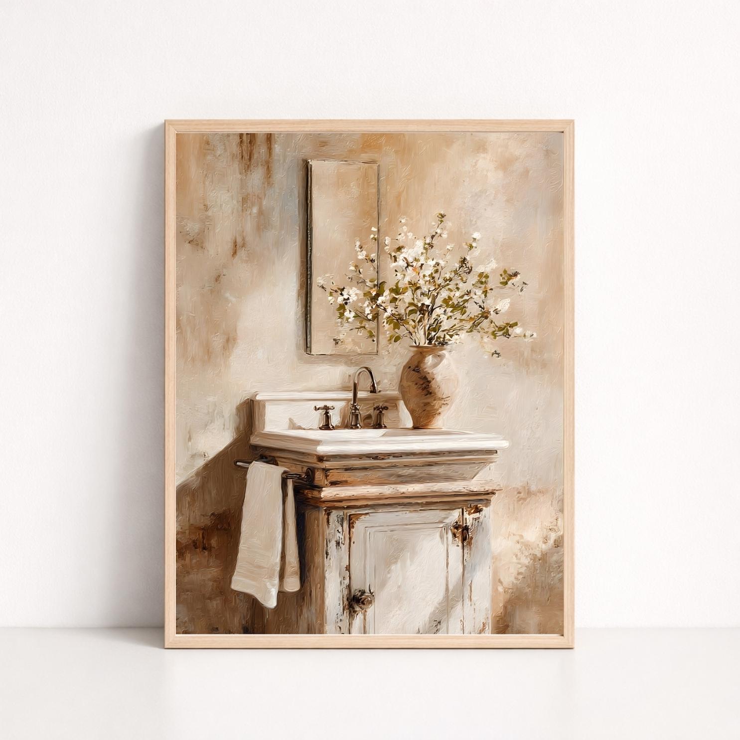 Bathroom Sink Artwork - Etsy