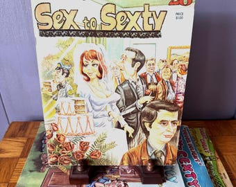 ヴィンテージ セックスからセクシーまで 1960年代 1970年代 ユーモア雑誌 レトロ アダルト コメディ コレクターズアイテム 面白いピンナップ雑誌 ヌードアートワーク