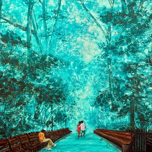 Winter Walk ART PRINT