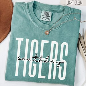 Comfort Colors School Mascot Shirt: Personalized Team Logo Tee