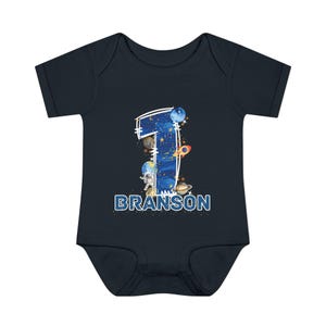 Outer Space Birthday Shirt: 1st Trip Around Sun, Family Astronaut Tee image 5