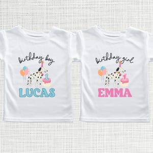 Puppy Birthday Shirt Let's Pawty Birthday Boy Girl Birthday Shirt Dog Party Puppy Pawty Toddler Birthday Matching Family Shirts Two Pawty image 5