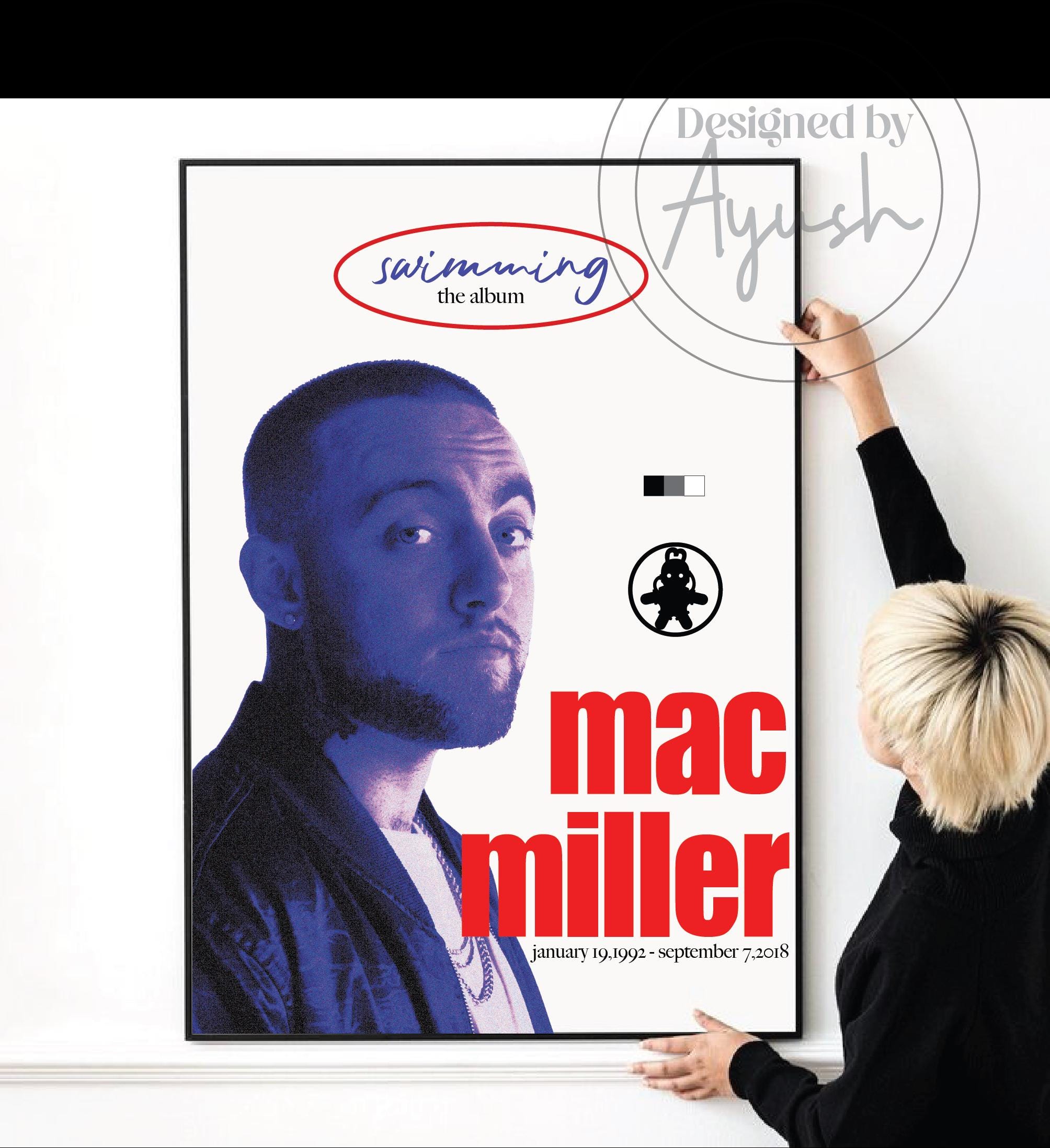 Mac Miller Swimming Tシャツ Swimming Tshirt, Mac Sweatshirt, Hip Hop Tshirt, Swimming