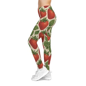 Vibrant Patterned Women&#39;s Leggings, Casual Activewear, Yoga Pants, Workout Tights, Comfortable Leggings, Gift for Her