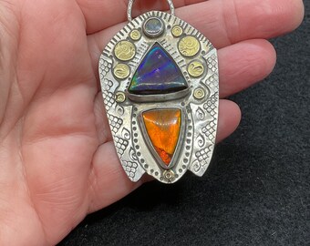 Ammolite Pendant