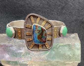 Opal cuff bracelet.