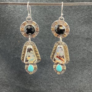 Australian Boulder Opal earrings