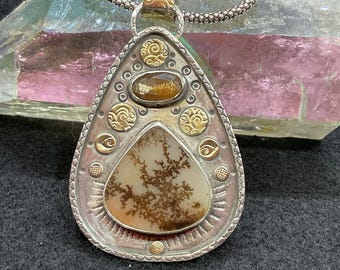 dendritic Agate pendant