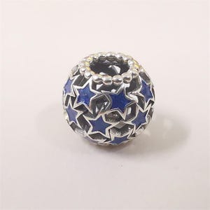 pandora sterling ale 925 night sky charm silver gold blue