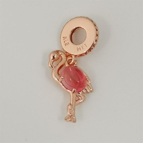 Flamingo Dangle Charm Pandora Flamingo Charms Pandora Rose Gold